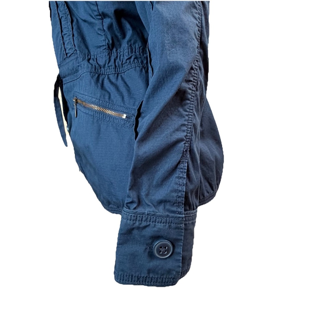 L.L. Bean BeanFlex Utility Outdoor Jacket- Women's XS Navy Drawcord Waist/Cotton - Picture 7 of 16